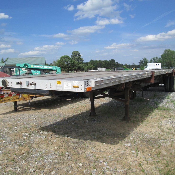 #46166 • 1997 Transcraft Eagle 48' T/A Aluminum Flat Bed Trailer 1TTF48201V1052902