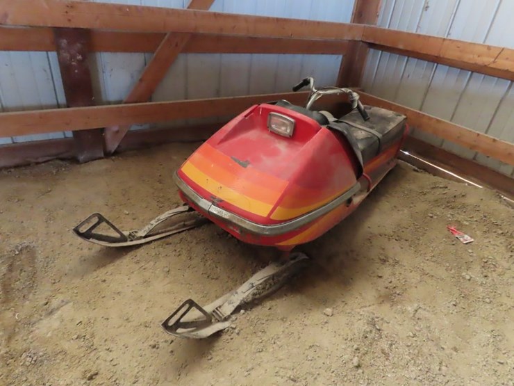 vintage-bolens-snowmobile-for-restore-or-parts-image-3