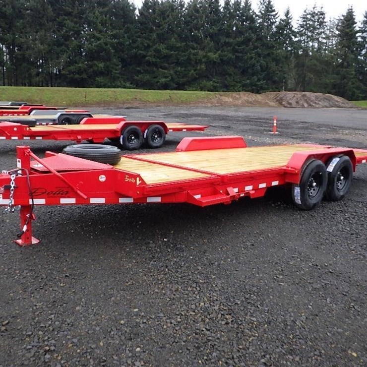 2026 Delta 7'x20' T/A Tilt Deck Trailer