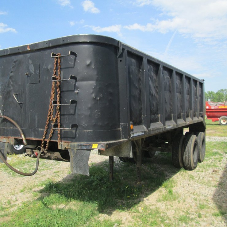 #46192 • 1989 Hill Built 22' T/A Steel Dump Trailer