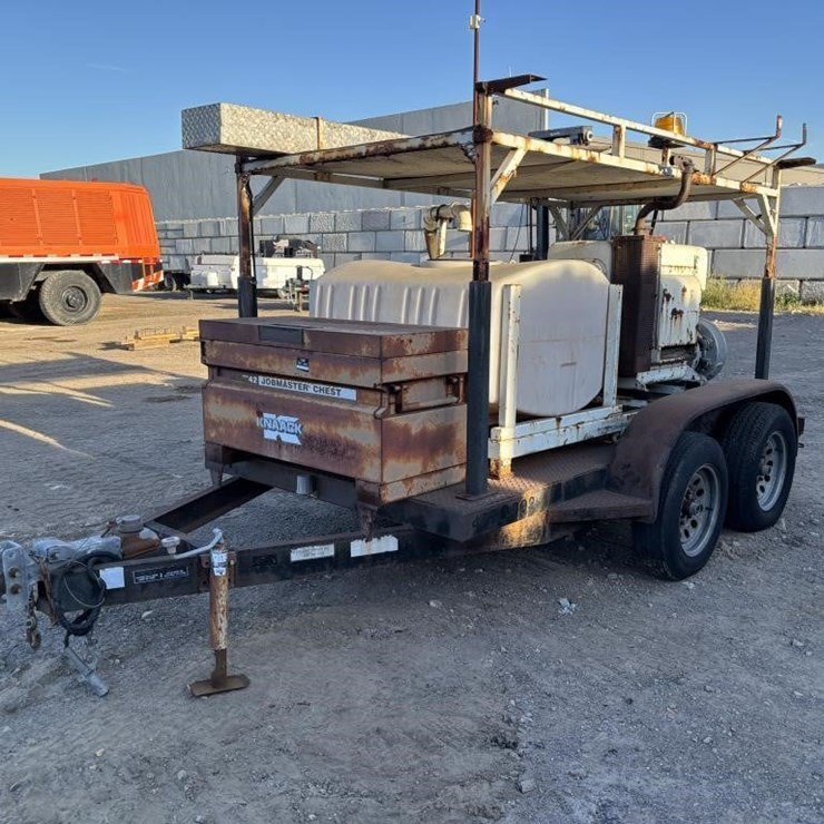 T/A Pressure Washer Trailer