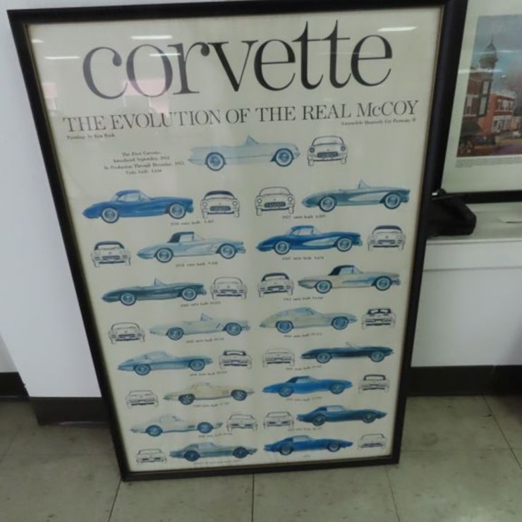 Corvette Frames Posters