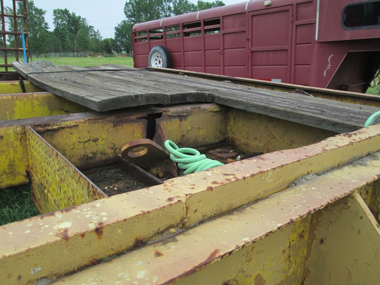 #46170-•-homemade-22'-t/a-steel-fixed-neck-lowboy-trailer-image-19