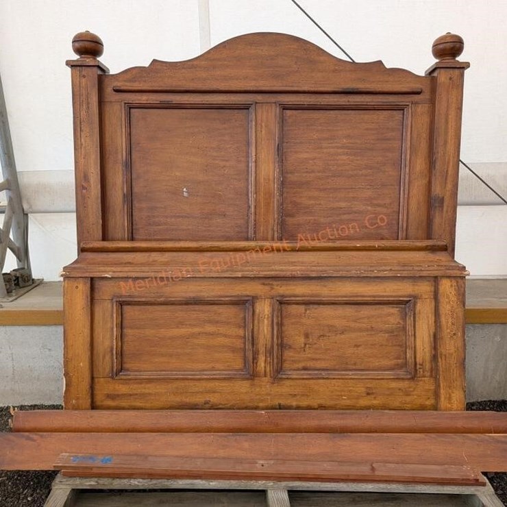 Rustic Style Queen Bed Frame