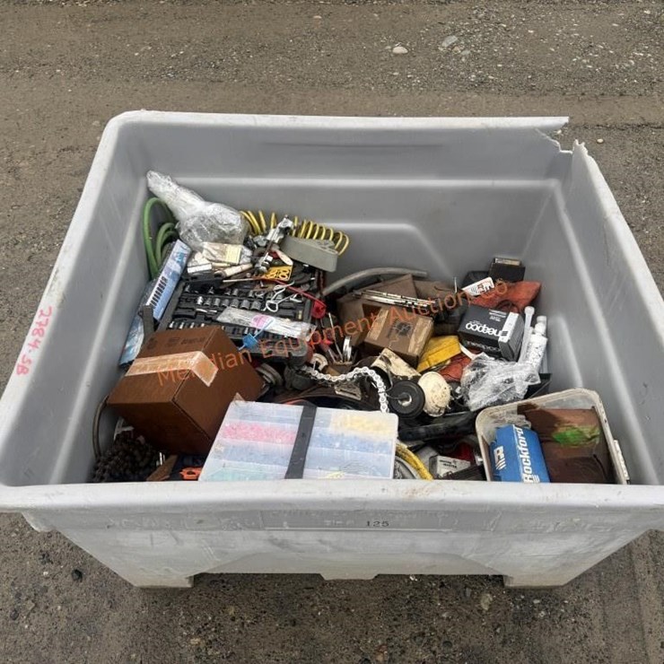 Tote Asst. Shop Supplies & Misc. Parts