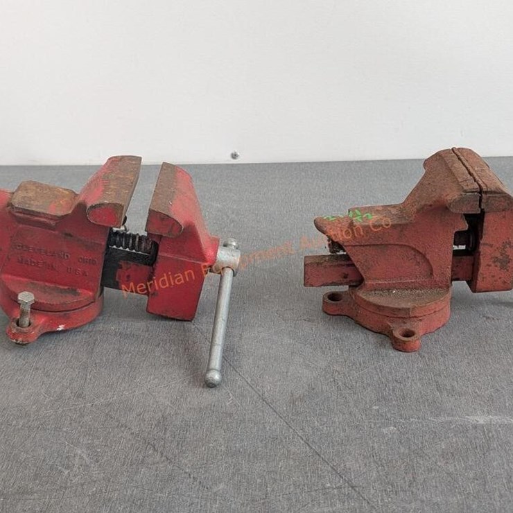 2- Small Columbia Bench Vises