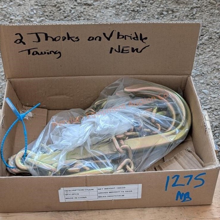 2- Towing J Hooks on V Bridle