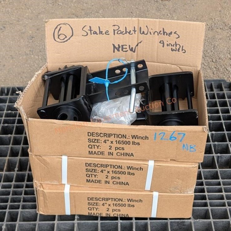 6- Stake Pocket Winches