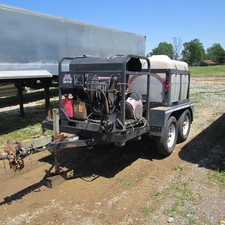 #36732 • Mi-T-M 102" T/A Steel 3500 Power Washer Trailer