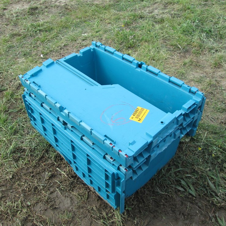 #45997 • Lot of (2) Storage Totes