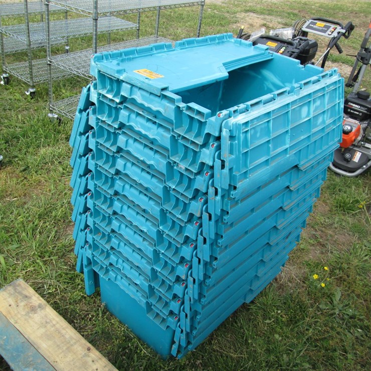 #45987 • Lot of (10) Storage Totes