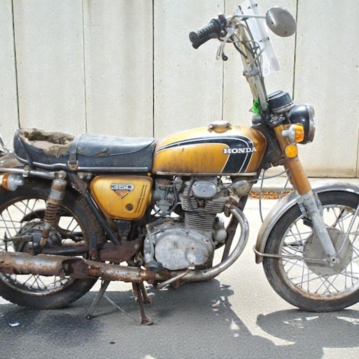 1972 Honda CB350 Motorcycle