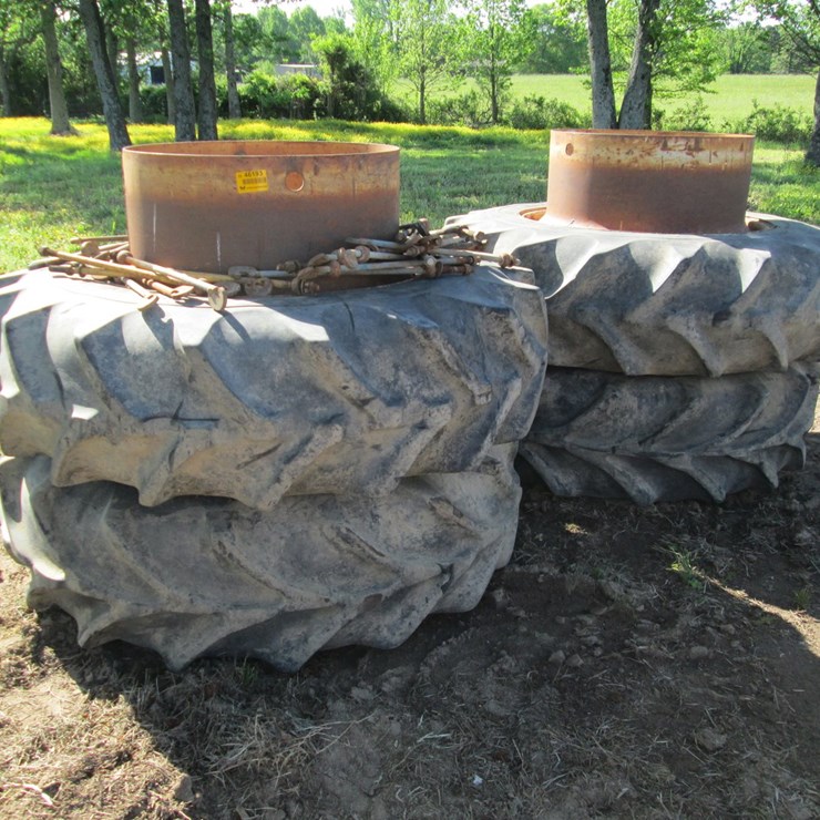 #46193 • Lot of (4) Goodyear 18.4-38 Duals Rims