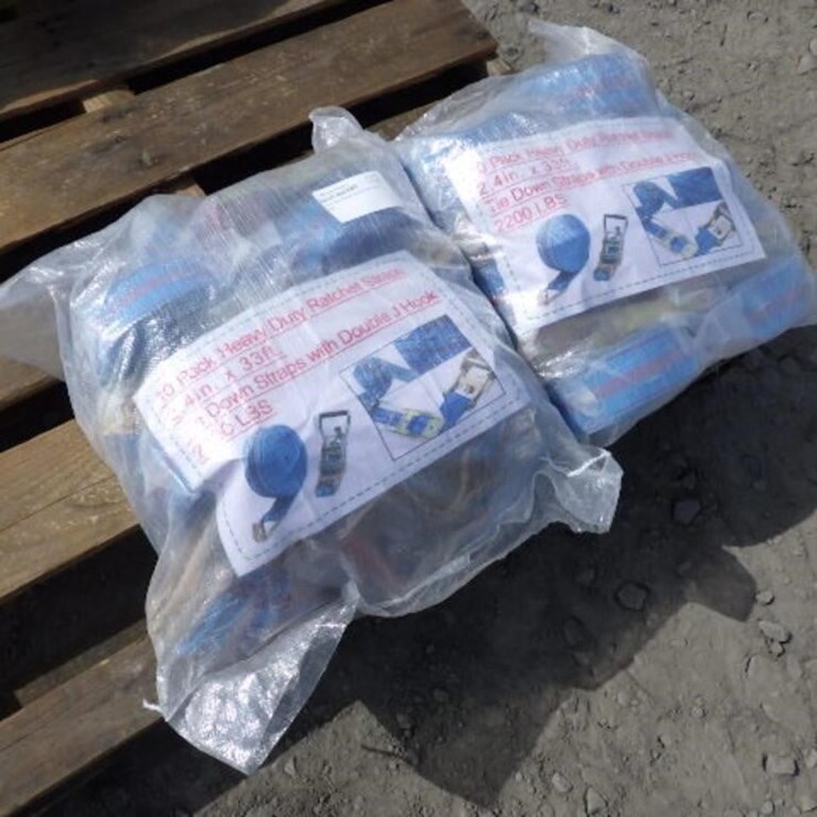 Heavy Duty Ratchet Straps 2"x33' Qty.2