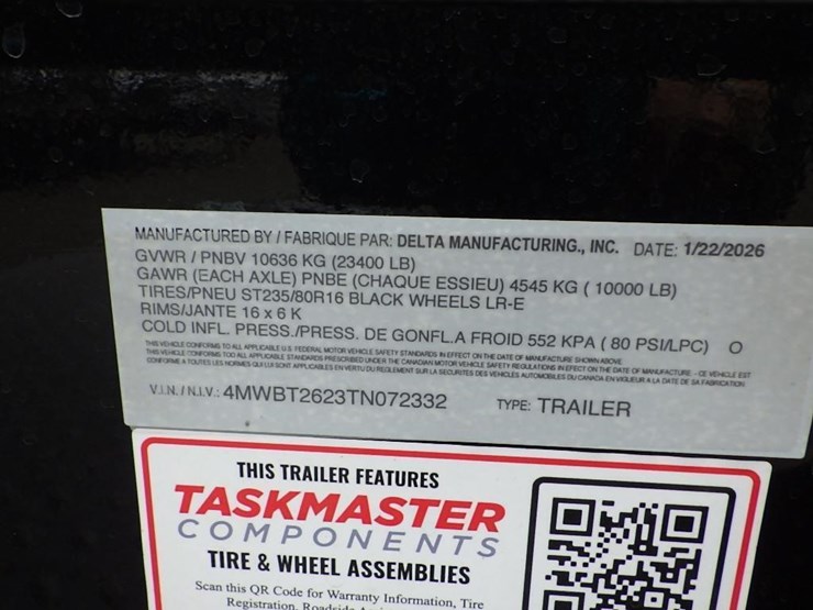 2026-delta-26'-t/a-tilt-deck-trailer-image-21