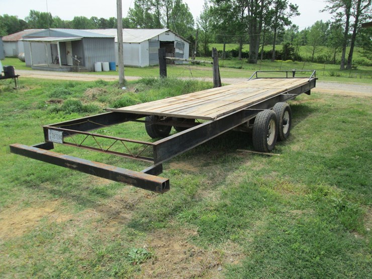 #36744-•-homemade-24'-t/a-steel-utility-trailer-image-3