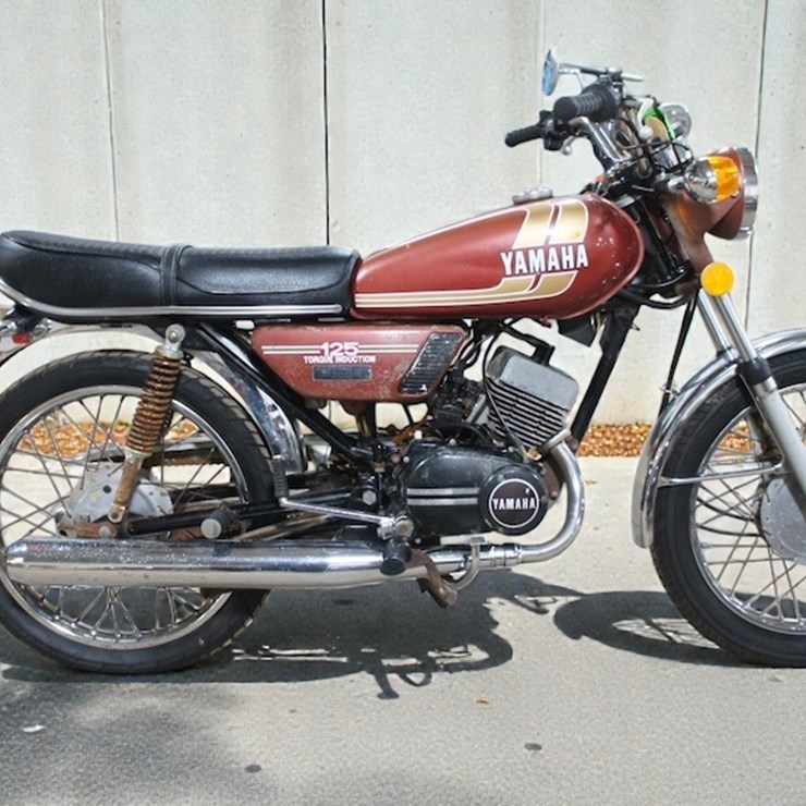 1975 Yamaha RD125 Motorcycle