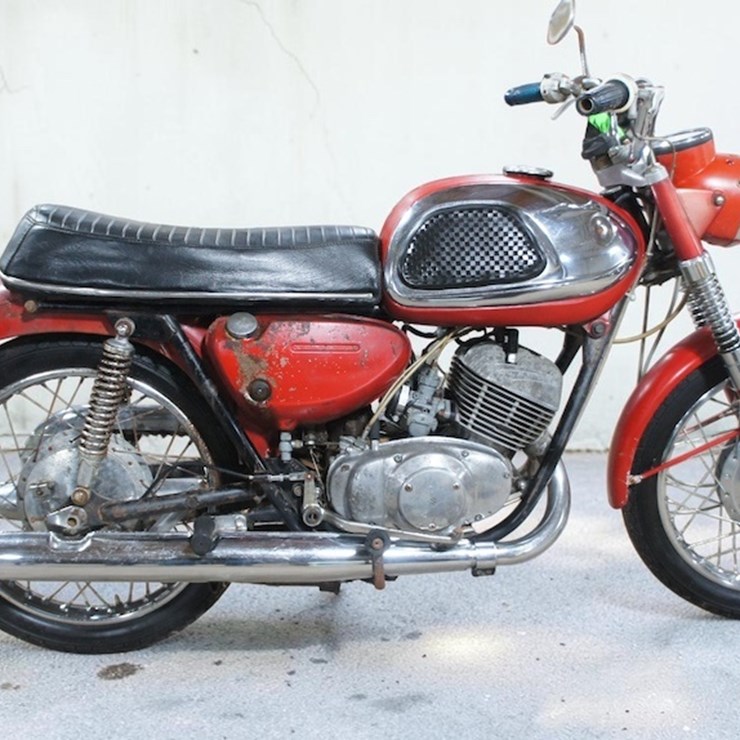 1966 Suzuki X6 Hustler T20 Motorcycle