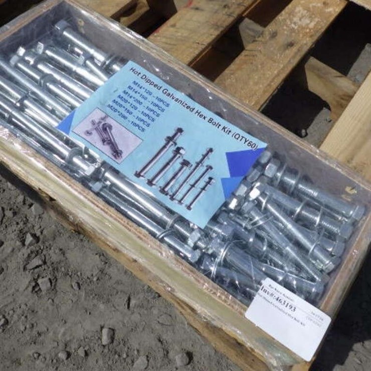 Hot Dipped Galvanized Hex Bolt Kit