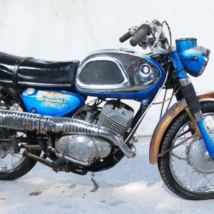 1967 Suzuki X6 Scrambler TC250 Motorcycle