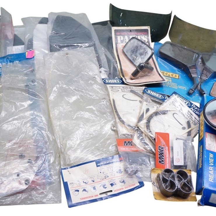 Emgo, Shoei etc… Miscellaneous Parts Lot