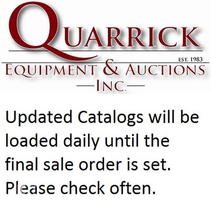 UPDATED CATALOGS WILL BE LOADED DAILY UNTIL THE FI