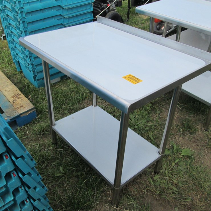#45976 • Unused Trinty Stainless Steel Table