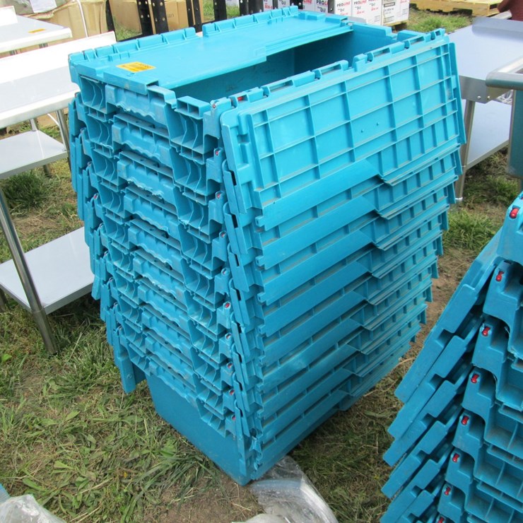 #45988 • Lot of (10) Storage Totes