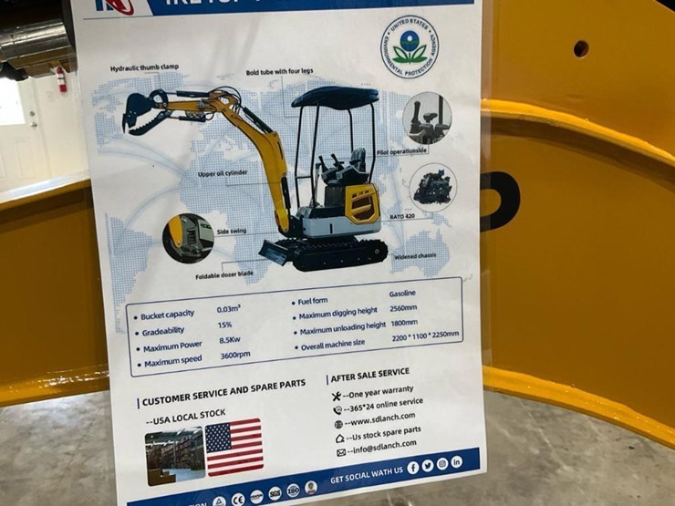 #1202-•-unused-sdle18p-mini-excavator*---middlebury,-in-image-14