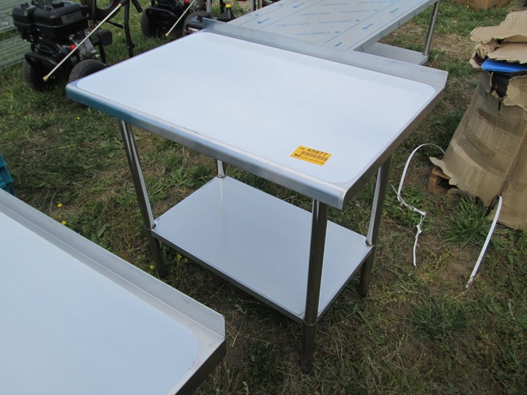 #45977-•-unused-trinty-stainless-steel-table-image-1