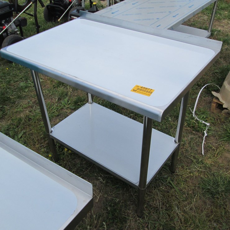 #45977 • Unused Trinty Stainless Steel Table