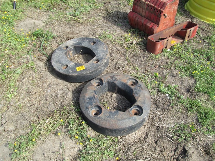 #36756-•-lot-of-(2)-400lbs-rear-wheel-weights-image-2