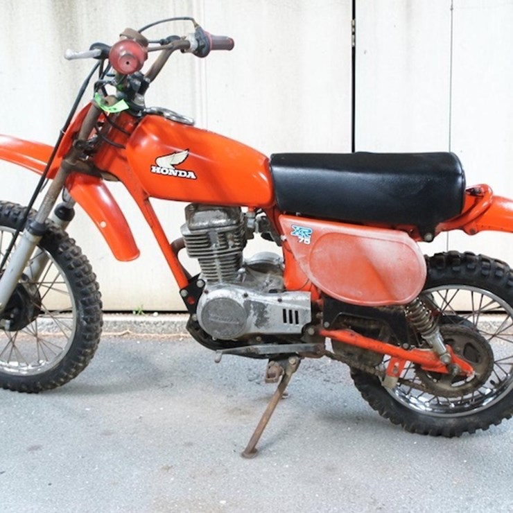 1978 Honda XR75 Motorcycle