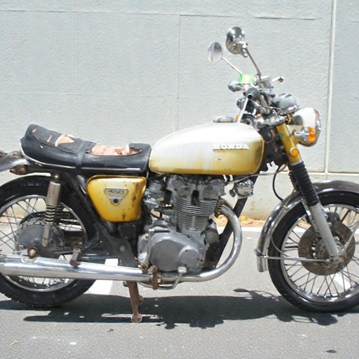 1970 Honda CB450 Motorcycle