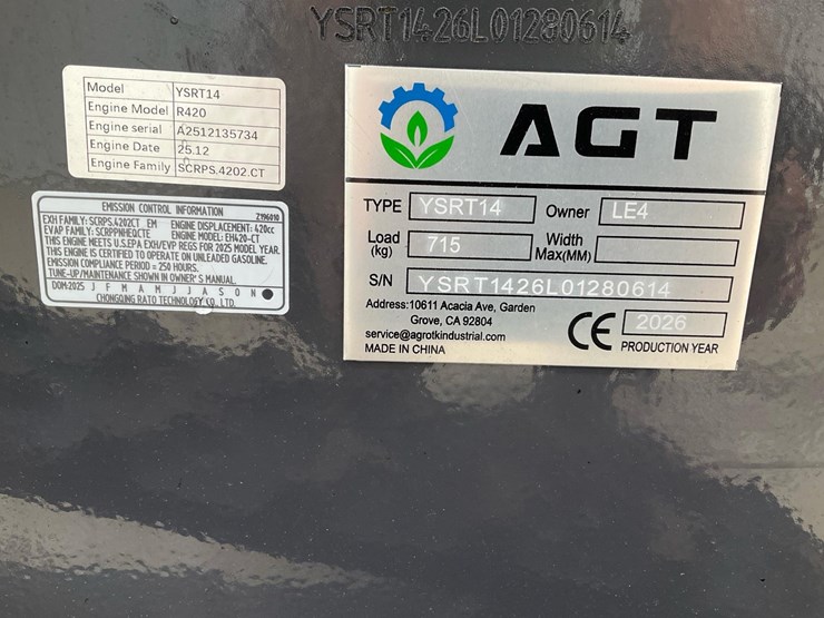 #1005-•-unused-agt-ysrt14-mini-skid-steer*---middlebury,-in-image-17