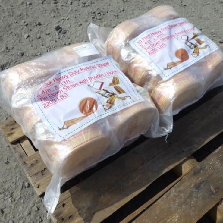 Heavy Duty Ratchet Straps 2"x33' Qty.2