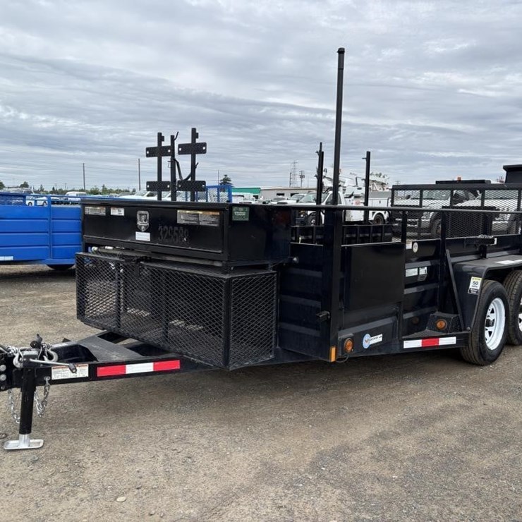 2017 Marksman LSET80X14-70 T/A Utility Trailer