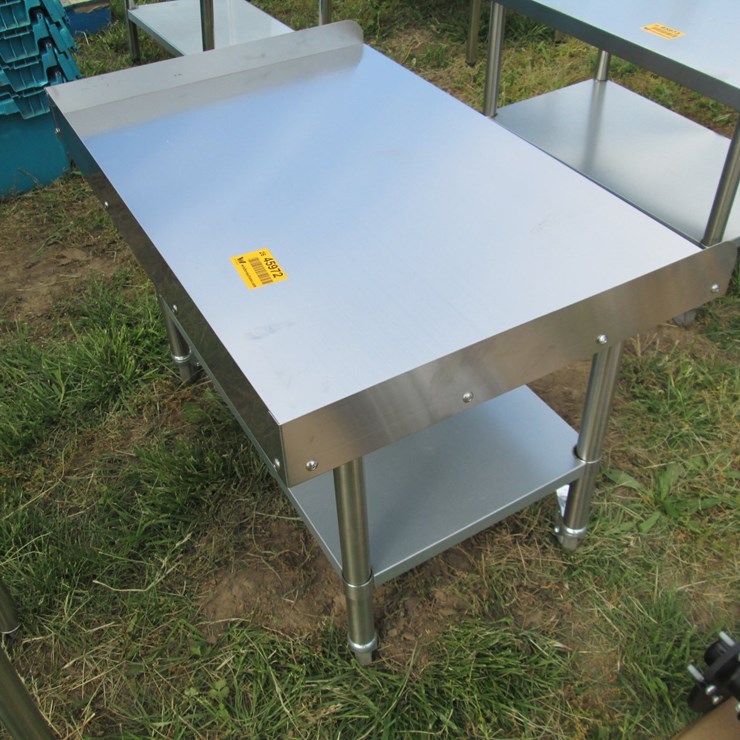#45972 • Unused Garvee Stainless Steel Table