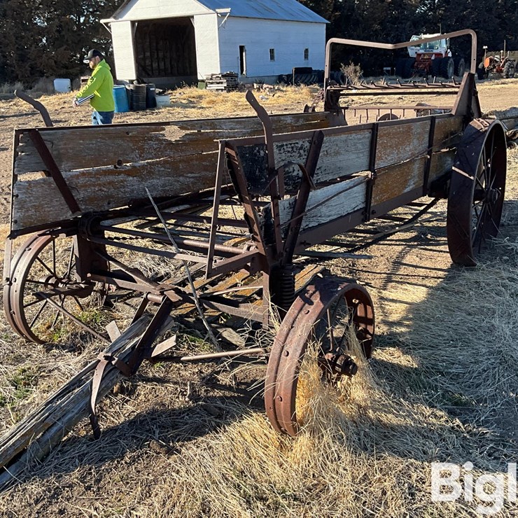 Antique Ground Driven Manure Spreader