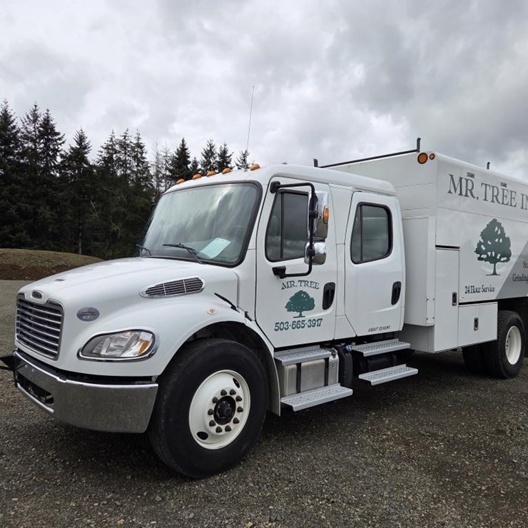 2020 Freightliner M2 Crew Cab Chipper Dump Truck