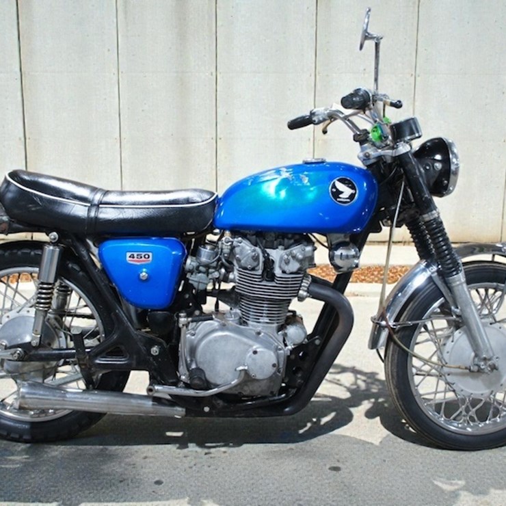 1968 Honda CL450 Motorcycle