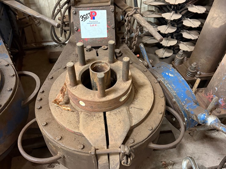 gill-model-500-hydraulic-power-tong-w/-air-back-up-&-transport-stand-image-1