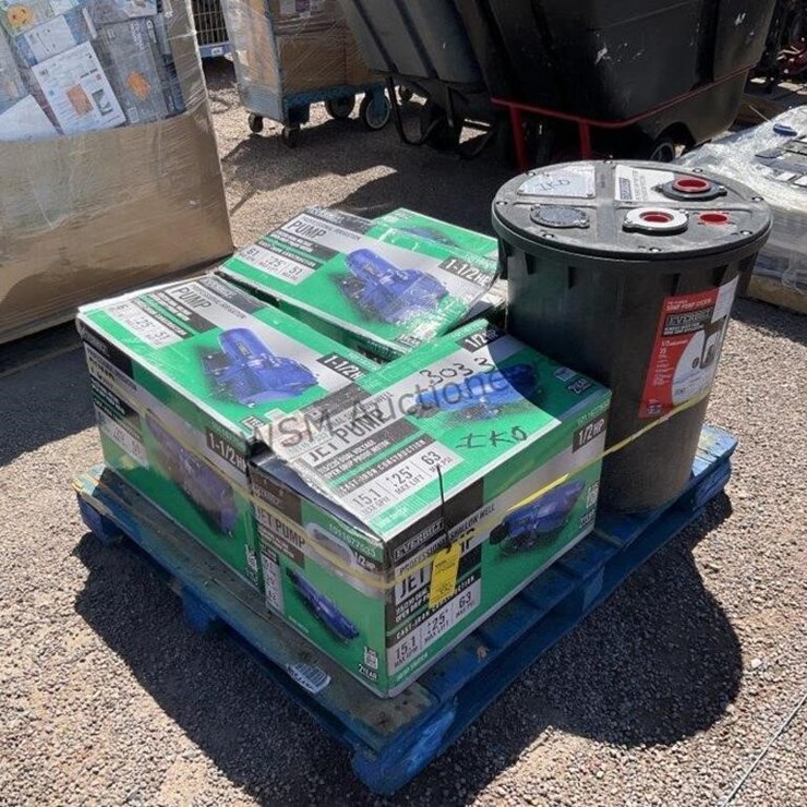 (4) EVERBILT IRRIGATION PUMPS & SUMP PUMP