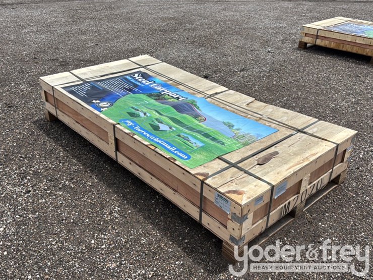 unused-steel-carport,-single-trussed-galvanized-tube-image-1