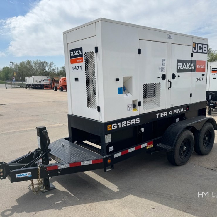 2022 Jcb G125rst4f 125 Kva Diesel Towable Generator