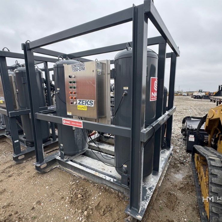 2019 Zeks 1550cfm Eclipse Skid-mounted Desiccant Air Dryer System