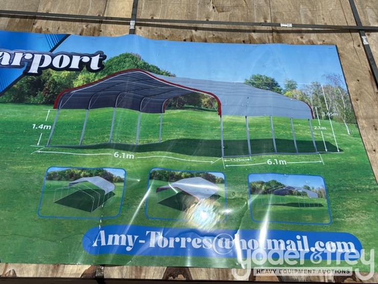 unused-steel-carport,-single-trussed-galvanized-tube-image-7