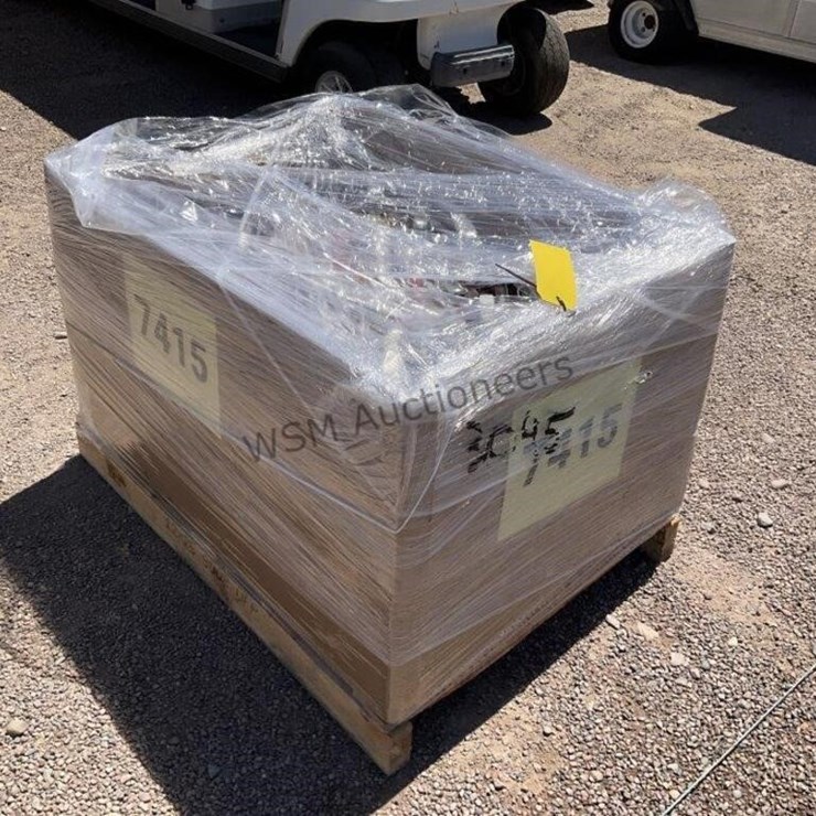 BOX OF FIRE EXTINGUISHERS