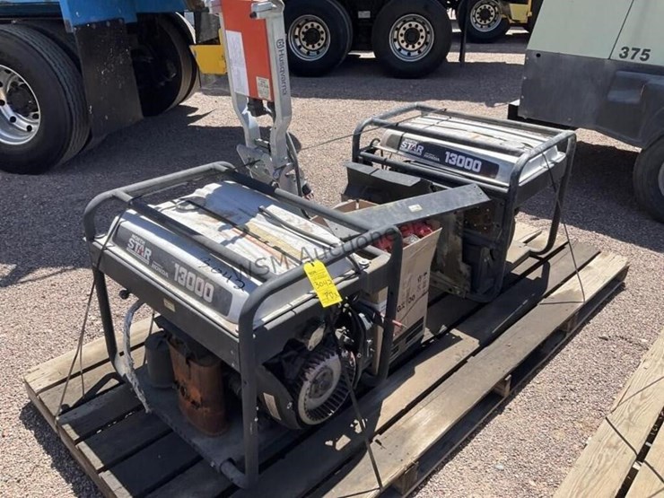 (2)-generators-&-husqvarna-floor-grinder-image-1