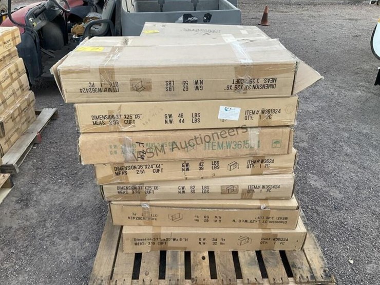 (2)-pallets-of-woodville-cinnamon-spice-cabinets-image-3